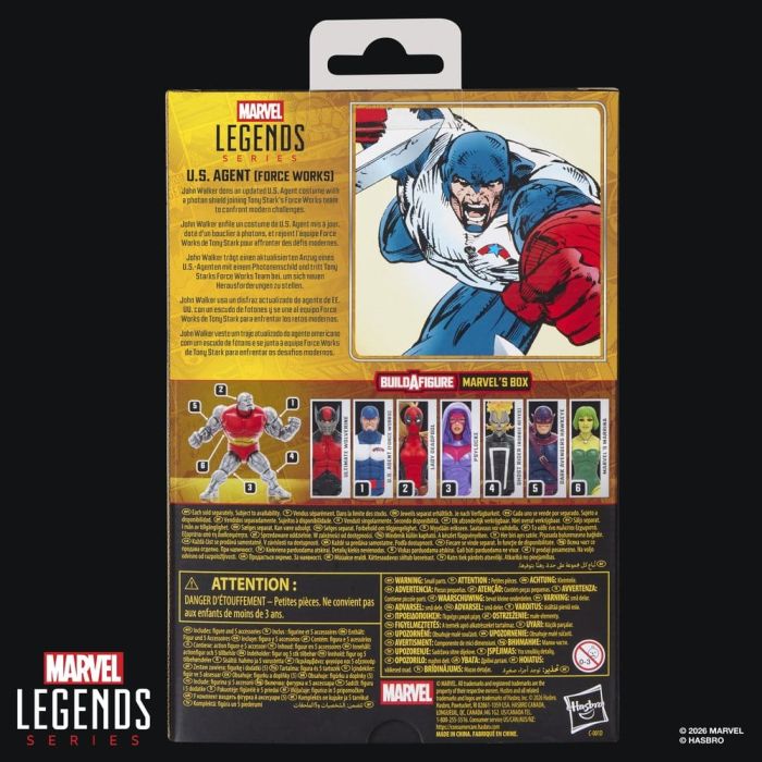 Marvel Legends Action Figure U.S. Agent (Force Works) (BAF: Marvel's Box) 15 cm