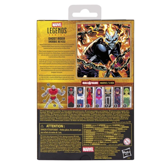 Marvel Legends Action Figure Ghost Rider (Robbie Reyes) (BAF: Marvel's Box) 15 cm
