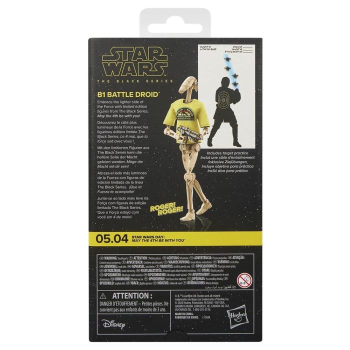 Star Wars Black Series Action Figure B1 Battle Droid May the 4th Be With You 15 cm