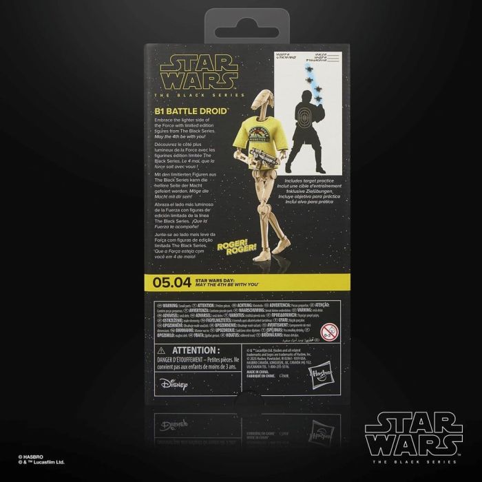 Star Wars Black Series Action Figure B1 Battle Droid May the 4th Be With You 15 cm
