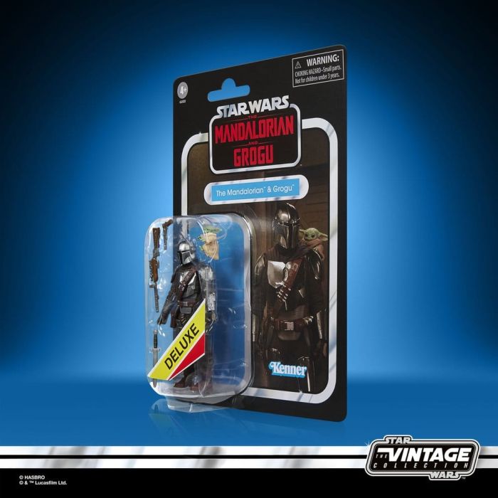 Star Wars: The Mandalorian & Grogu Vintage Collection Action Figure The Mandalorian & Grogu 10 cm