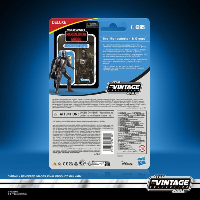 Star Wars: The Mandalorian & Grogu Vintage Collection Action Figure The Mandalorian & Grogu 10 cm