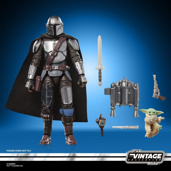 Star Wars: The Mandalorian & Grogu Vintage Collection Action Figure The Mandalorian & Grogu 10 cm