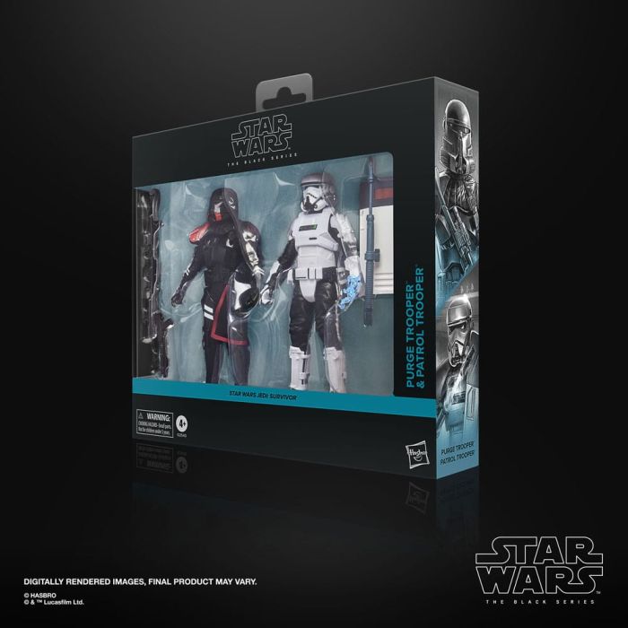 Star Wars Jedi: Survivor Black Series Action Figure 2-Pack Purge Trooper & Patrol Trooper 15 cm