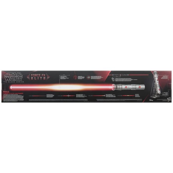 Star Wars: Maul - Shadow Lord Black Series Replica Force FX Elite Lightsaber Maul