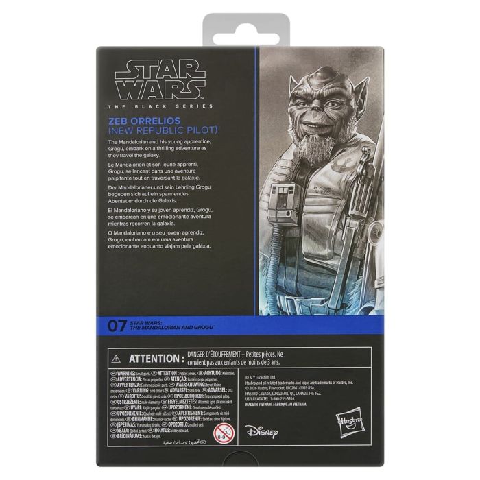 Star Wars: The Mandalorian & Grogu Black Series Action Figure Garazeb “Zeb” Orrelios 15 cm