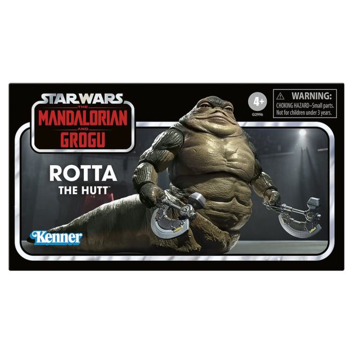 Star Wars: The Mandalorian and Grogu Vintage Collection Action Figure Rotta the Hutt 10 cm