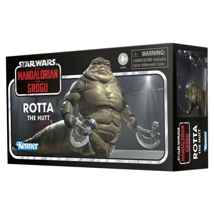 Star Wars: The Mandalorian and Grogu Vintage Collection Action Figure Rotta the Hutt 10 cm