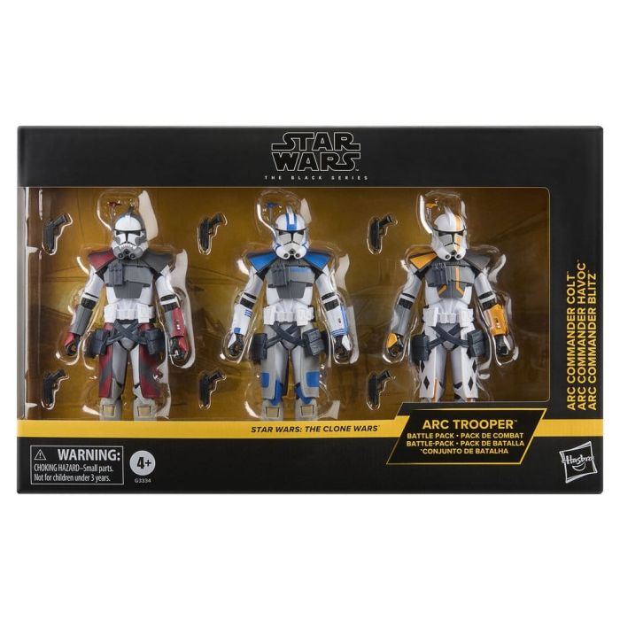 Star Wars: The Clone Wars Black Series Action Figure 3-Pack ARC Trooper Havoc, Colt & Blitz 15 cm