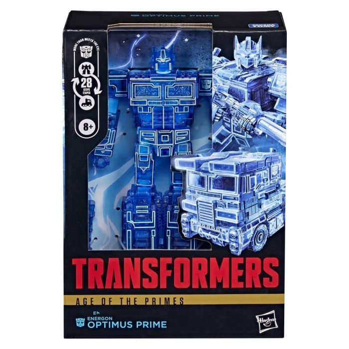 Transformers Age of the Primes Voyager Class Action Figure Energon Optimus Prime 17 cm