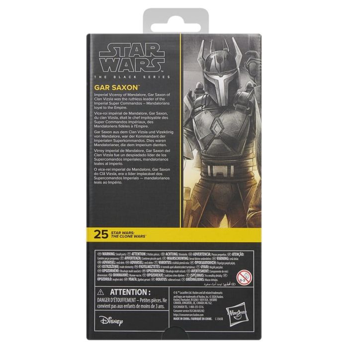Star Wars: The Clone Wars Black Series Action Figure Gar Saxon 15 cm