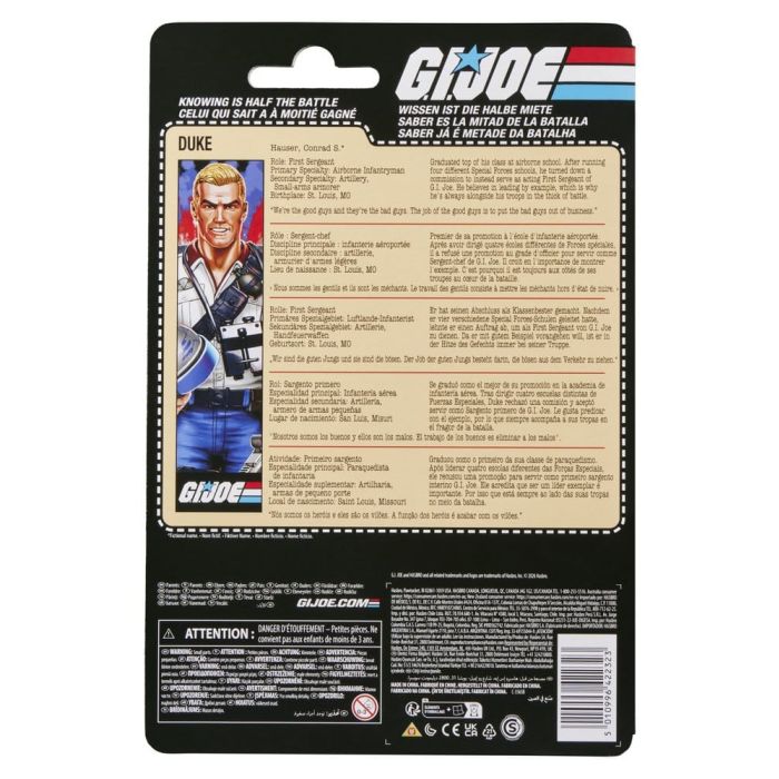 G.I. Joe Classified Series Retro Action Figure Duke 15 cm
