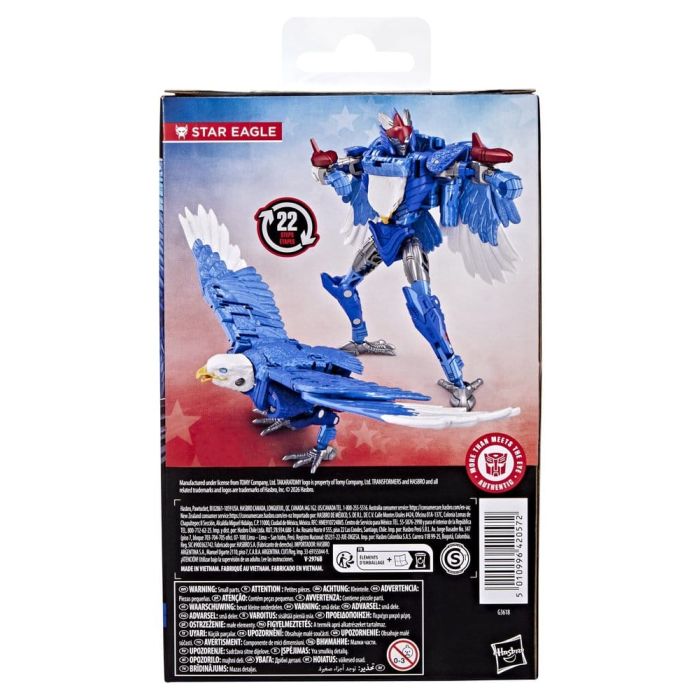 Transformers Deluxe Class Action Figure Star Eagle 11 cm