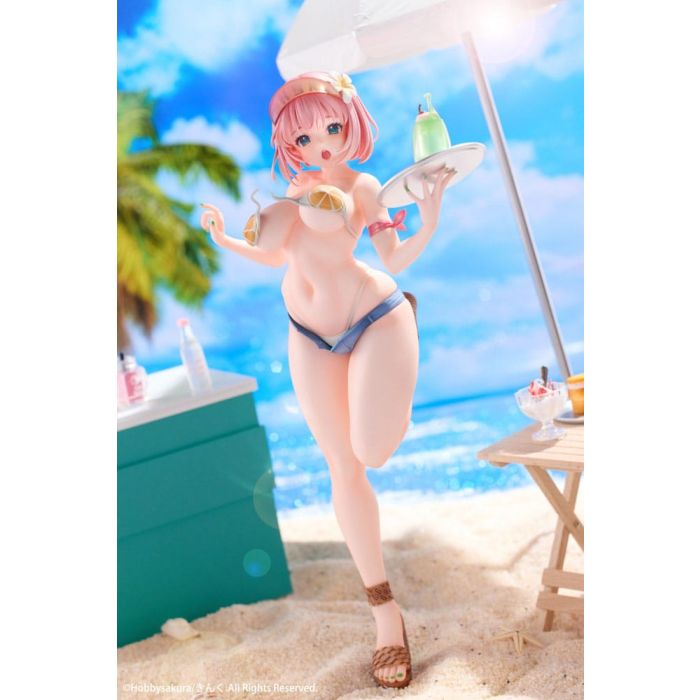 Original IllustrationPVC Statue 1/7 Summer Waiter illustration by Kink Limited Edition 25 cm