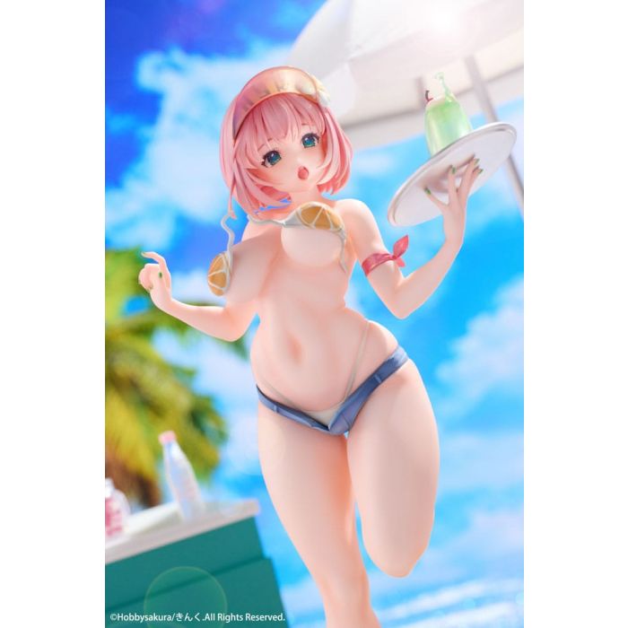 Original IllustrationPVC Statue 1/7 Summer Waiter illustration by Kink Limited Edition 25 cm