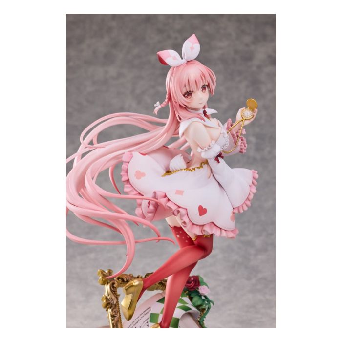 Original Character PVC Statue 1/7 White Rabbit Rosu Wonderland Ver. Illustrated by Rosuuri Deluxe Edition 29 cm