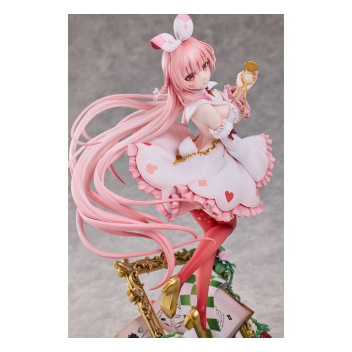 Original Character PVC Statue 1/7 White Rabbit Rosu Wonderland Ver. Illustrated by Rosuuri Deluxe Edition 29 cm