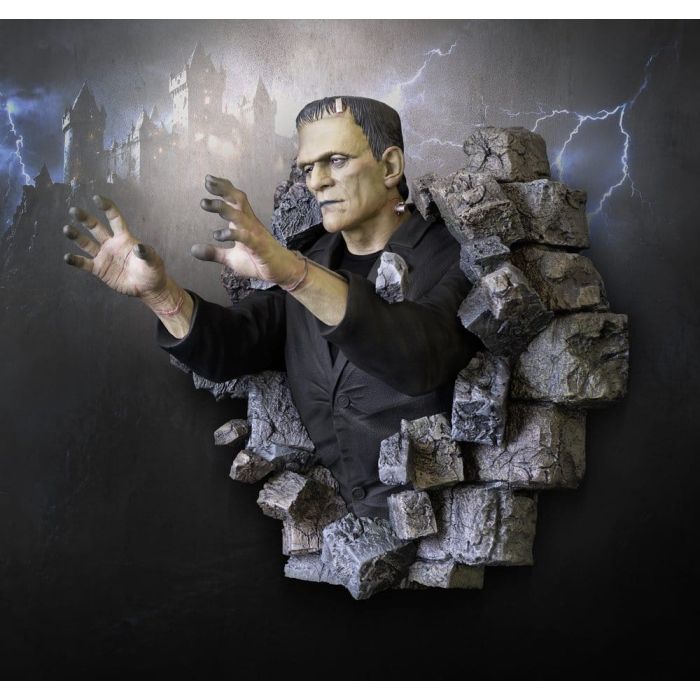 Frankenstein Wall Mount 1/1 Boris Karloff as Frankenstein's Monster 94 x 94 cm