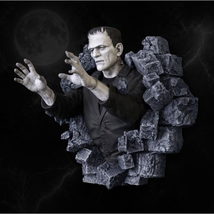 Frankenstein Wall Sculpture Classic Horror Edition Lifesize 94 cm