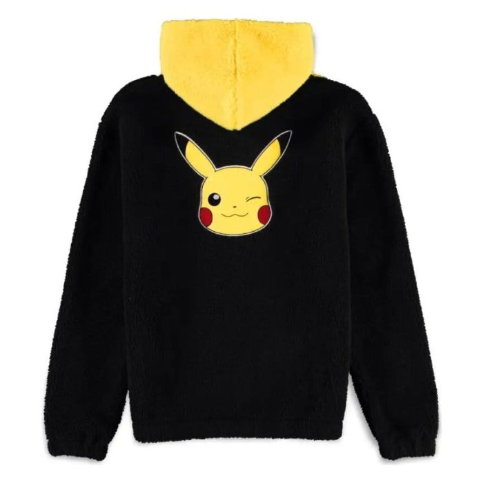 Pokémon Hooded Sweater Pikachu Sherpa Premium Size M