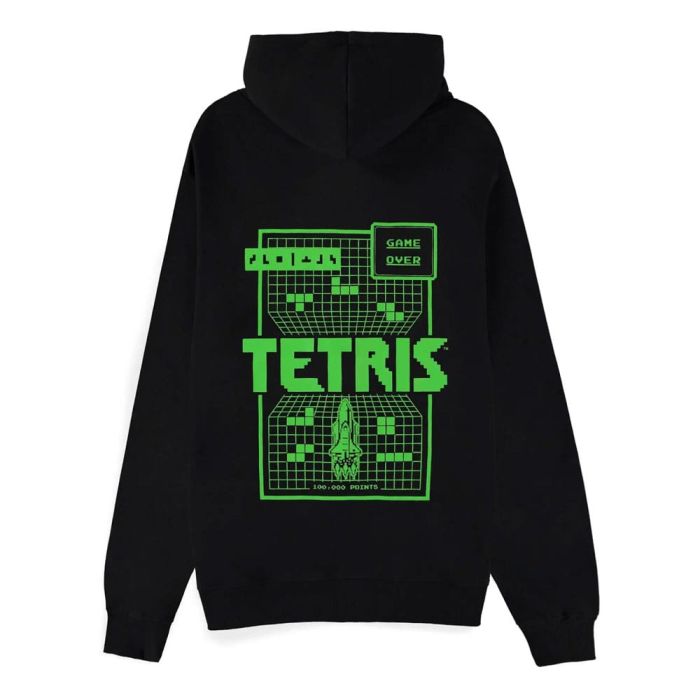 Tetris Zipper Hoodie Game Over  Size S