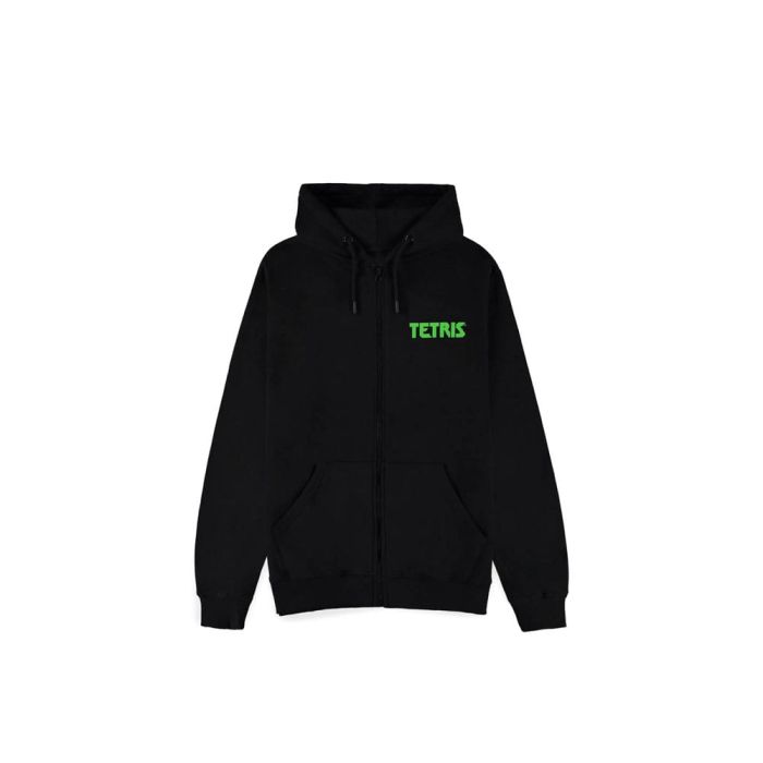 Tetris Zipper Hoodie Game Over  Size S