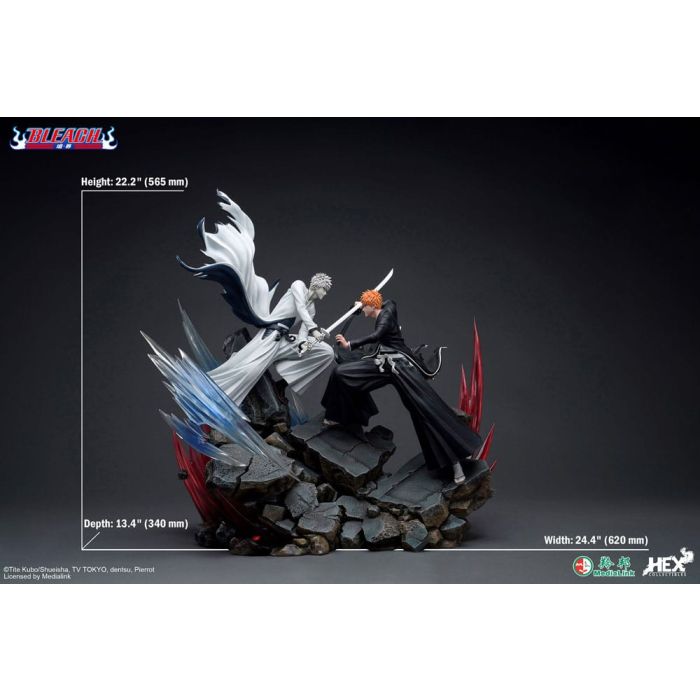 Bleach Elite Dynamic Statue 1/6 Ichigo Kurosaki vs Hollow Ichigo 56 cm