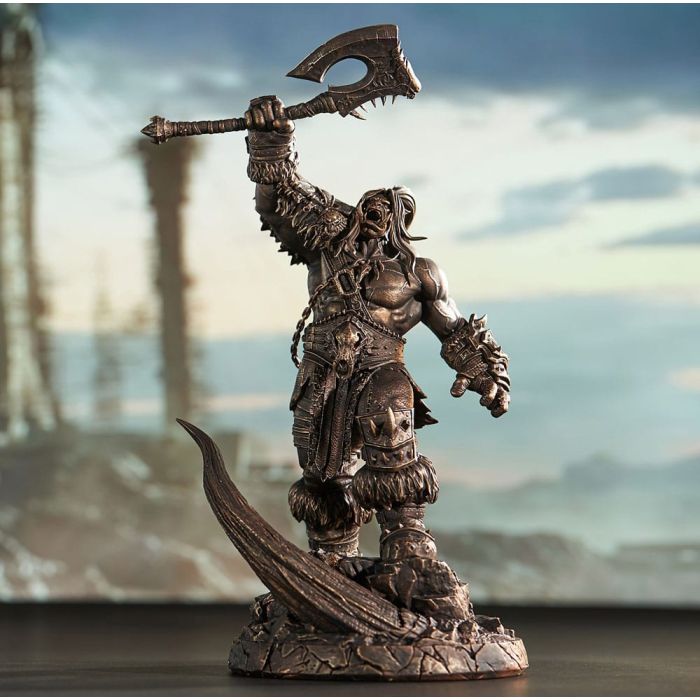 World of Warcraft Statue 1/10 Bronze Coloured Edition Grommash Hellscream 31 cm