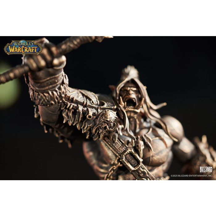 World of Warcraft Statue 1/10 Bronze Coloured Edition Grommash Hellscream 31 cm