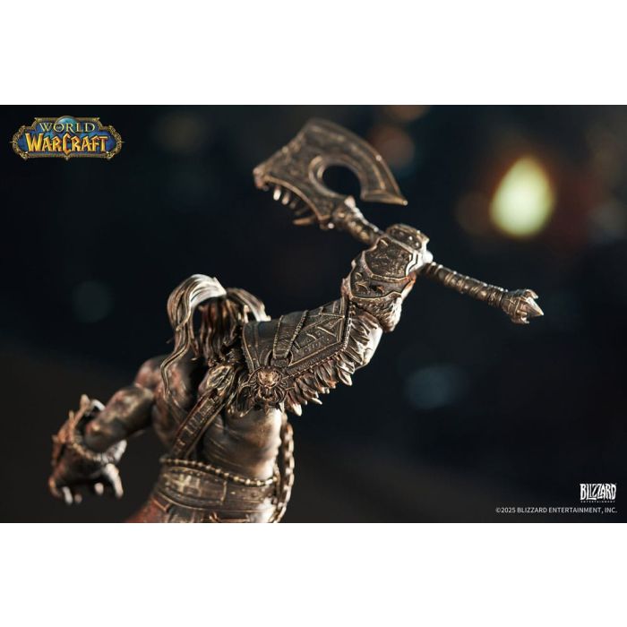 World of Warcraft Statue 1/10 Bronze Coloured Edition Grommash Hellscream 31 cm