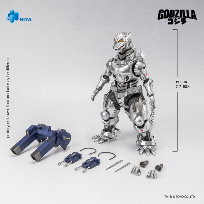 Godzilla Against Mechagodzilla (2002) Exquisite Basic Series Action Figure Mechagodzilla MFS-3 20 cm     