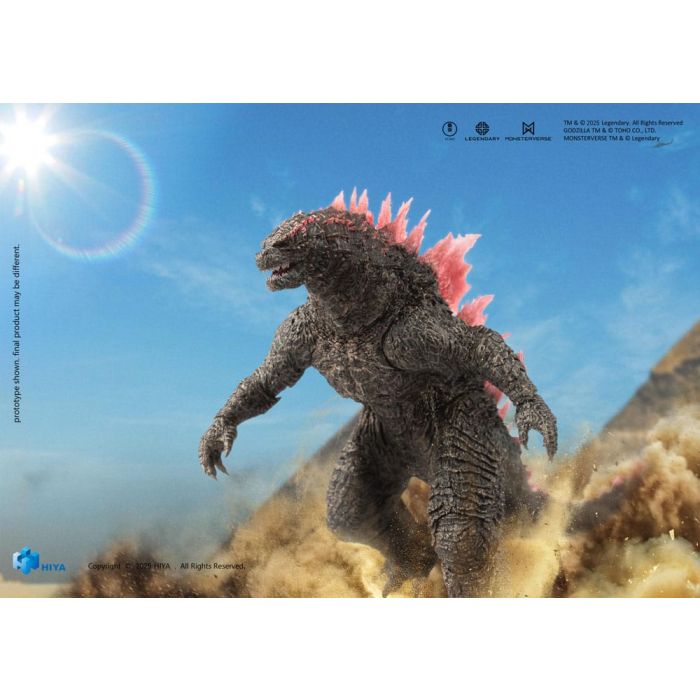 Godzilla x Kong The New Empire Exquisite Basic Action Figure Heat Ray Godzilla Evolved Ver. 18 cm  