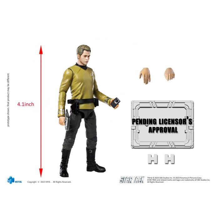 Star Trek Exquisite Mini Action Figure 1/18 Star Trek 2009 Kirk 10 cm
