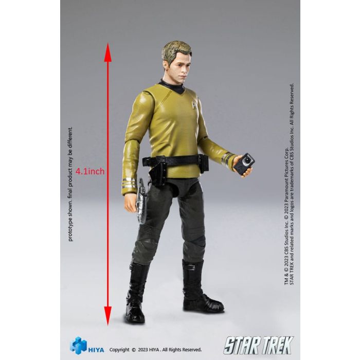 Star Trek Exquisite Mini Action Figure 1/18 Star Trek 2009 Kirk 10 cm