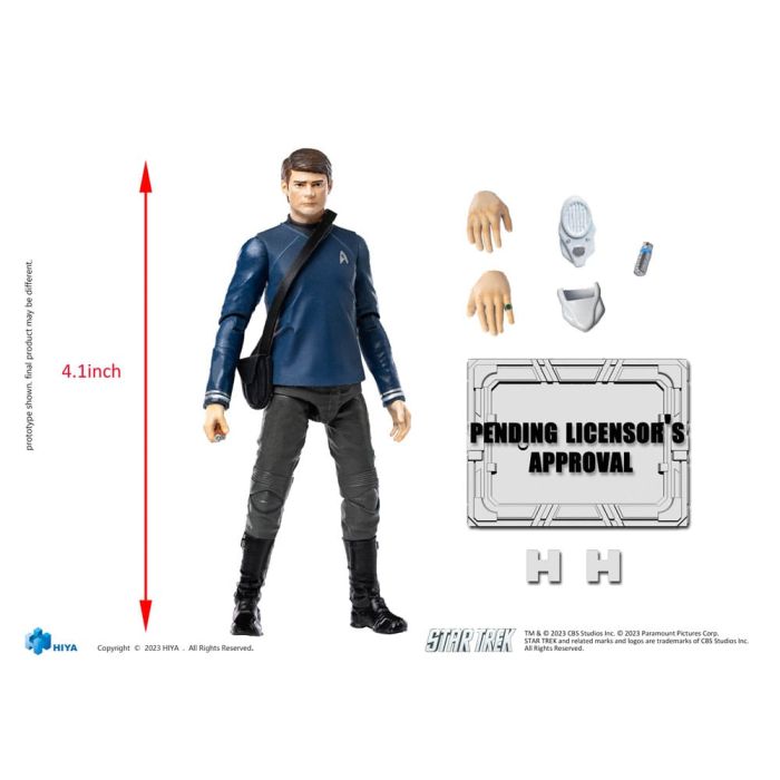Star Trek Exquisite Mini Action Figure 1/18 Star Trek 2009 McCoy10 cm