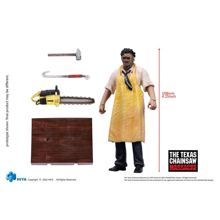 Texas Chainsaw Massacre (1974) Exquisite Mini Action Figure 1/18 LeatherFace - Killing Mask Standard Ver. 11 cm