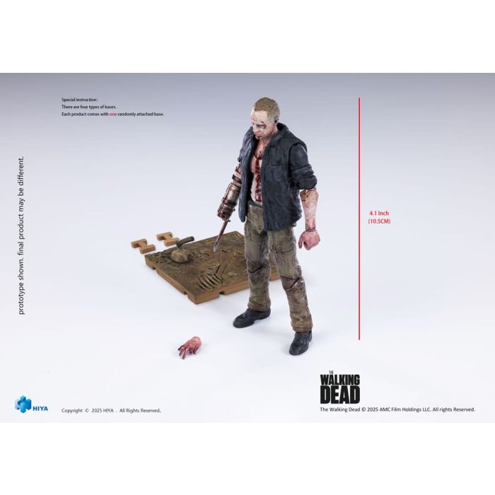 The Walking Dead Exquisite Mini Series  Actionfigur 1/18 Merle 11 cm