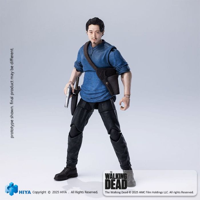 The Walking Dead Exquisite Mini Series Actionfigur 1/18 Glenn 11 cm