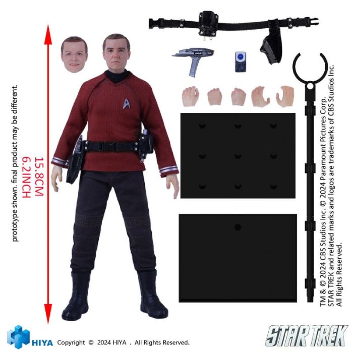 Star Trek 2009 Exquisite Super Series  Actionfigur 1/12 Scotty 16 cm 