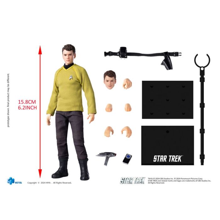 Star Trek 2009 Exquisite Super Series Actionfigur 1/12 Chekov 16 cm