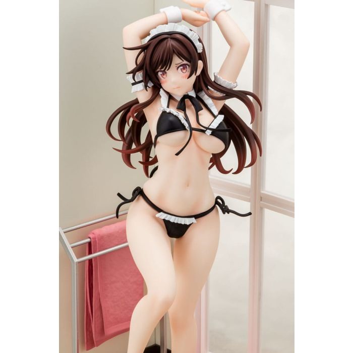 Rent-A-Girlfriend PVC Statue 1/6 Chizuru Mizuhara Maid Bikini ni Okigae 30 cm