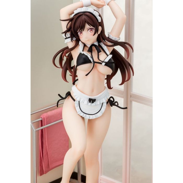 Rent-A-Girlfriend PVC Statue 1/6 Chizuru Mizuhara Maid Bikini ni Okigae 30 cm