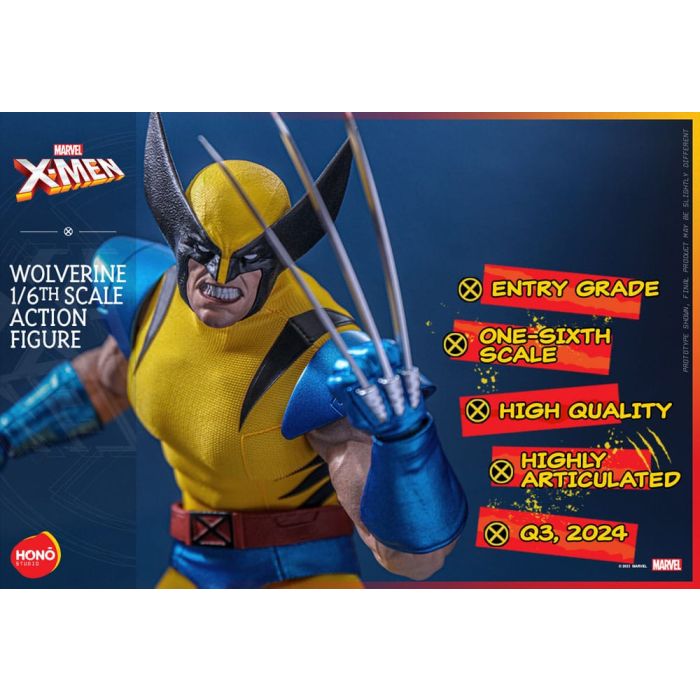 Marvel X-Men Action Figure 1/6 Wolverine 28 cm