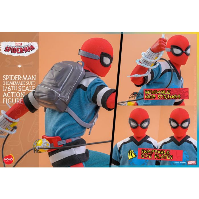 Your Friendly Neighborhood Spider-Man Action Figure 1/6 Spider-Man (Homemade Suit) 29 cm