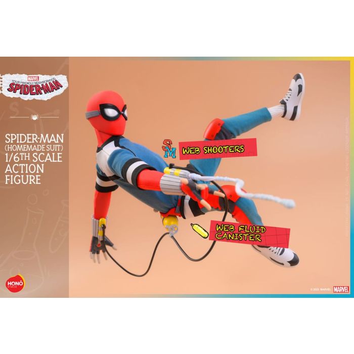 Your Friendly Neighborhood Spider-Man Action Figure 1/6 Spider-Man (Homemade Suit) 29 cm