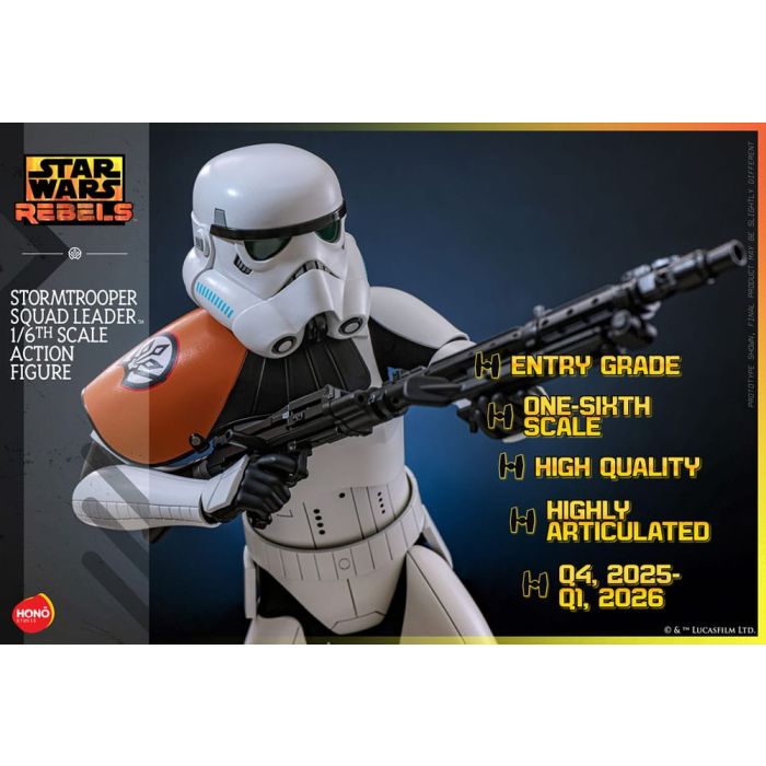 Star Wars: Rebels Action Figure 1/6 Stormtrooper Squad Leader 28 cm