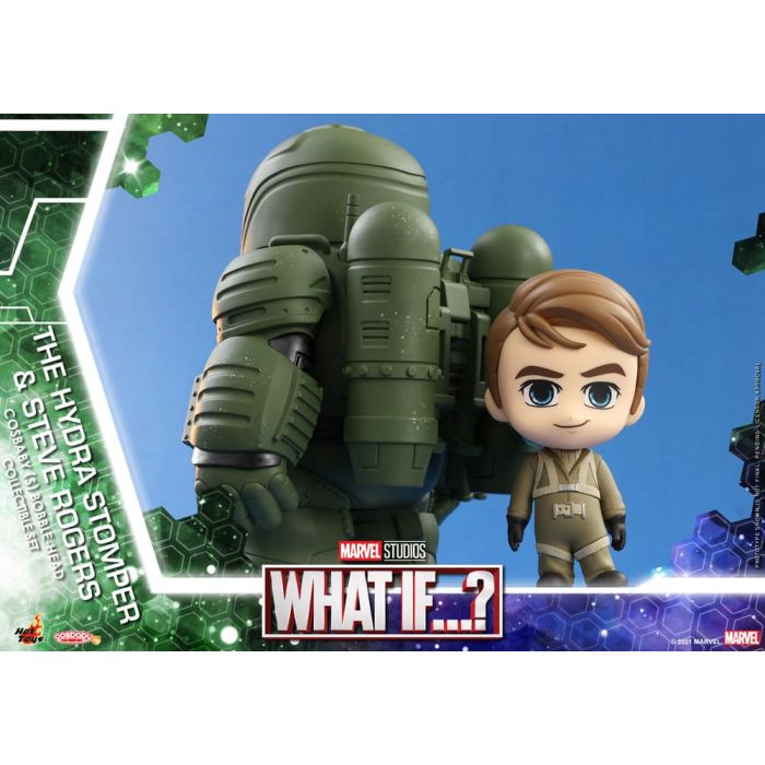What If...? Cosbaby (S) Mini Figures Hydra Stomper & Steve Rogers 10 cm