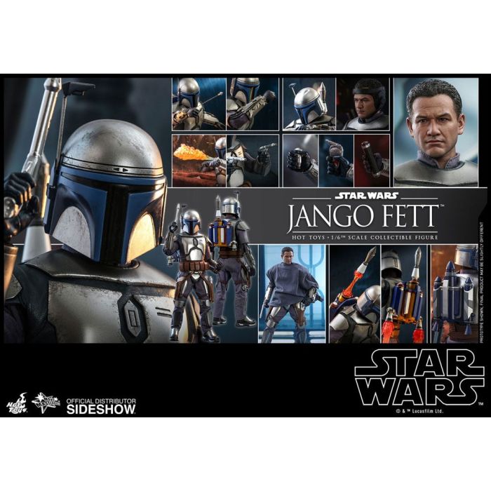 Star Wars Episode II Movie Masterpiece Action Figure 1/6 Jango Fett 30 cm