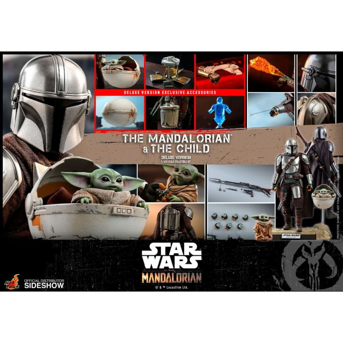 Star Wars The Mandalorian Action Figure 2-Pack 1/6 The Mandalorian & The Child Deluxe 30 cm