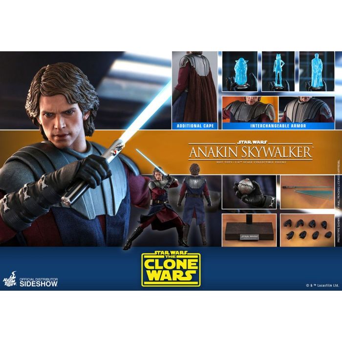 Star Wars The Clone Wars Action Figure 1/6 Anakin Skywalker 31 cm